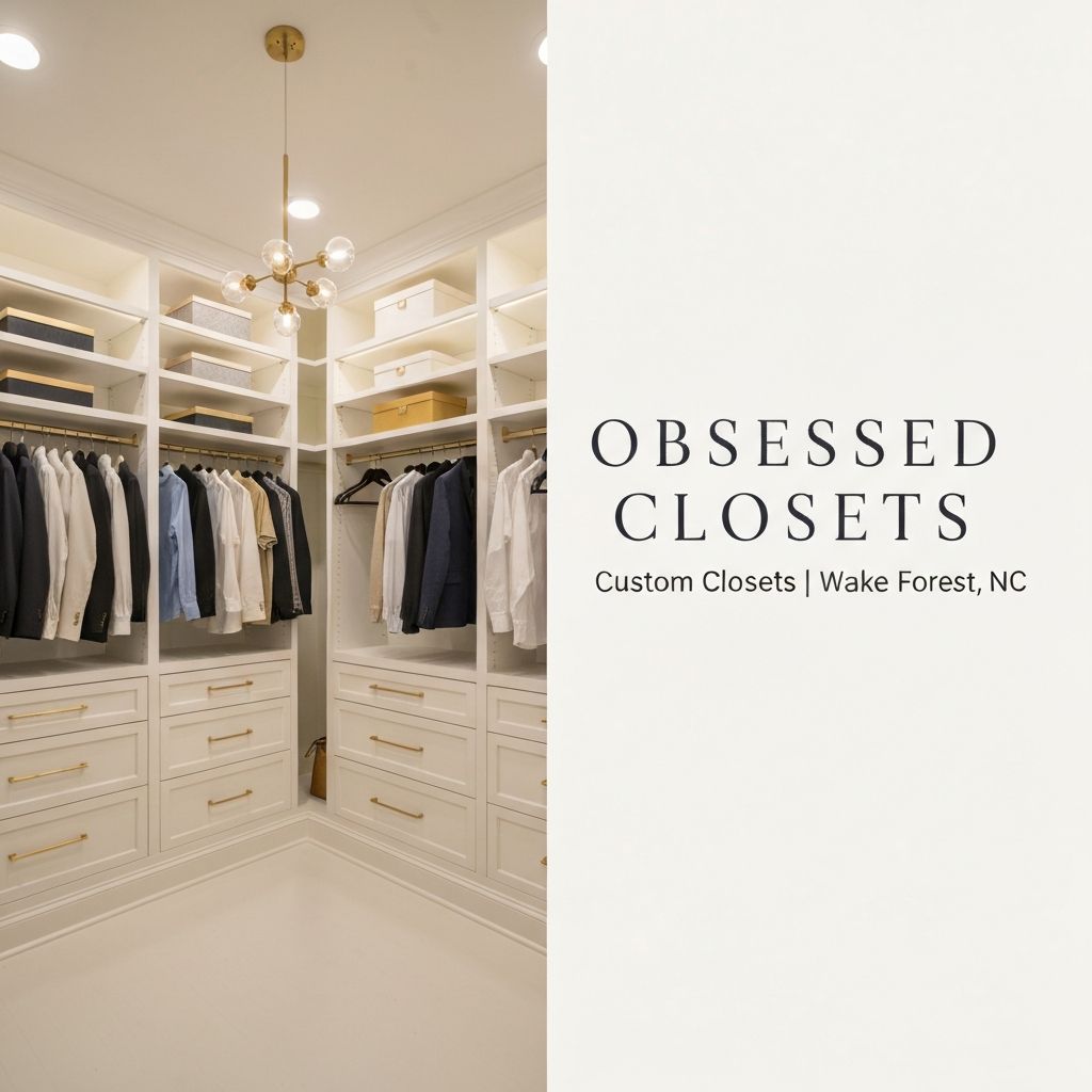 Custom closet by Obsessed Closets